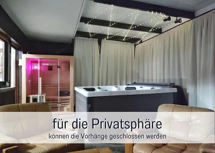 Germersheimer Rhein-idylle Sauna, Whirlpool Und Bubble 格尔梅斯海姆